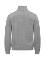 Clique Basic Half Zip – Gråmelert – bakside