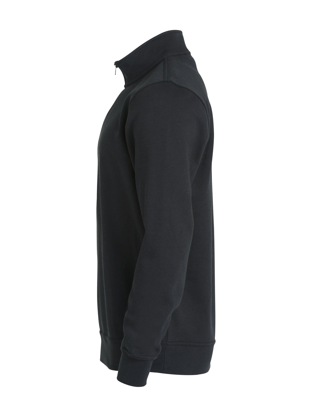 Clique Basic Half Zip – Svart – venstre side