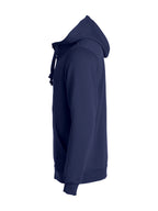 Clique Basic Hoody Full Zip – Mørk marineblå – venstre side