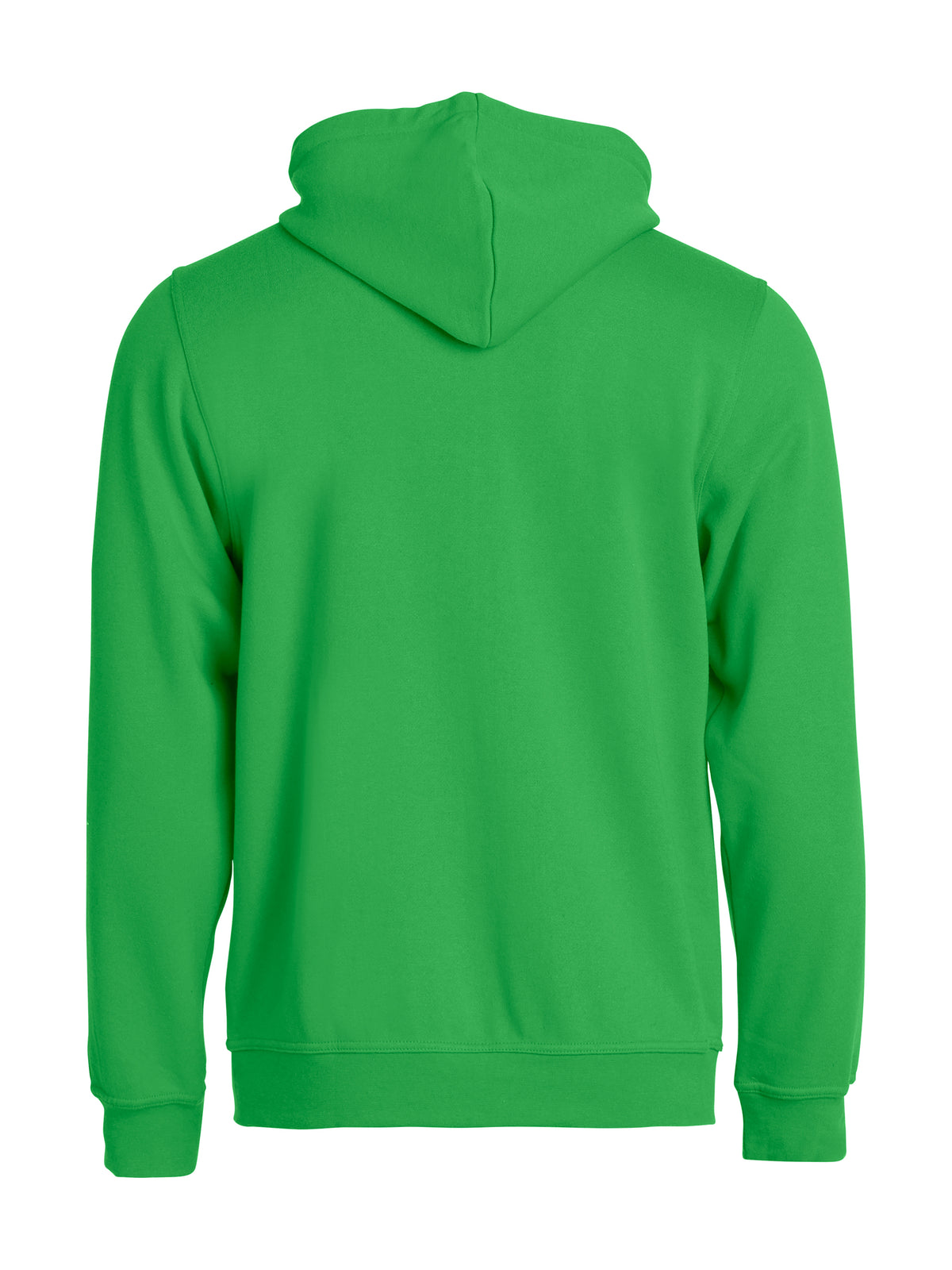Clique Basic Hoody Full Zip – Eplegrønn – bakside