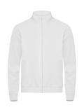 Clique Basic Cardigan – Hvit – forside