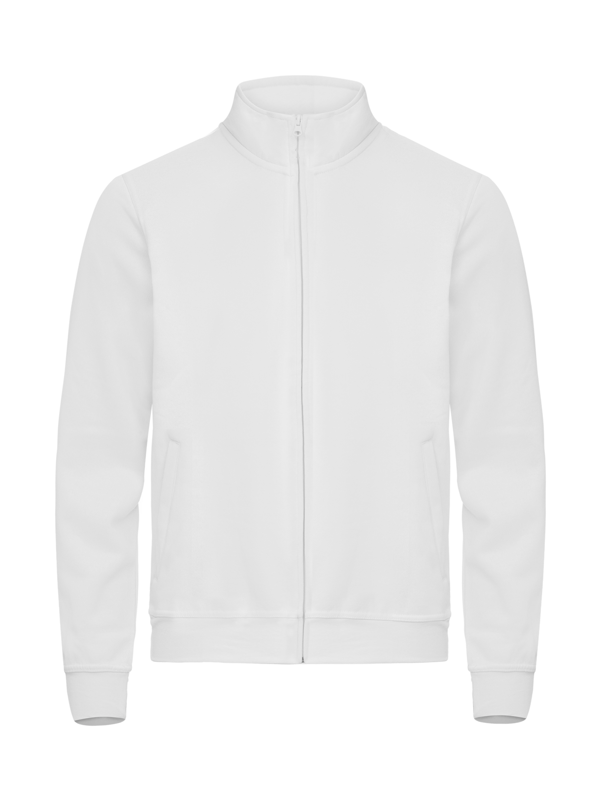 Clique Basic Cardigan – Hvit – forside
