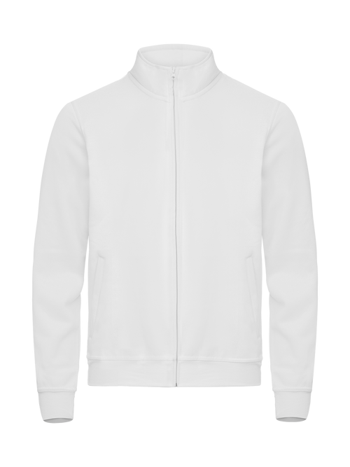 Clique Basic Cardigan – Hvit – forside