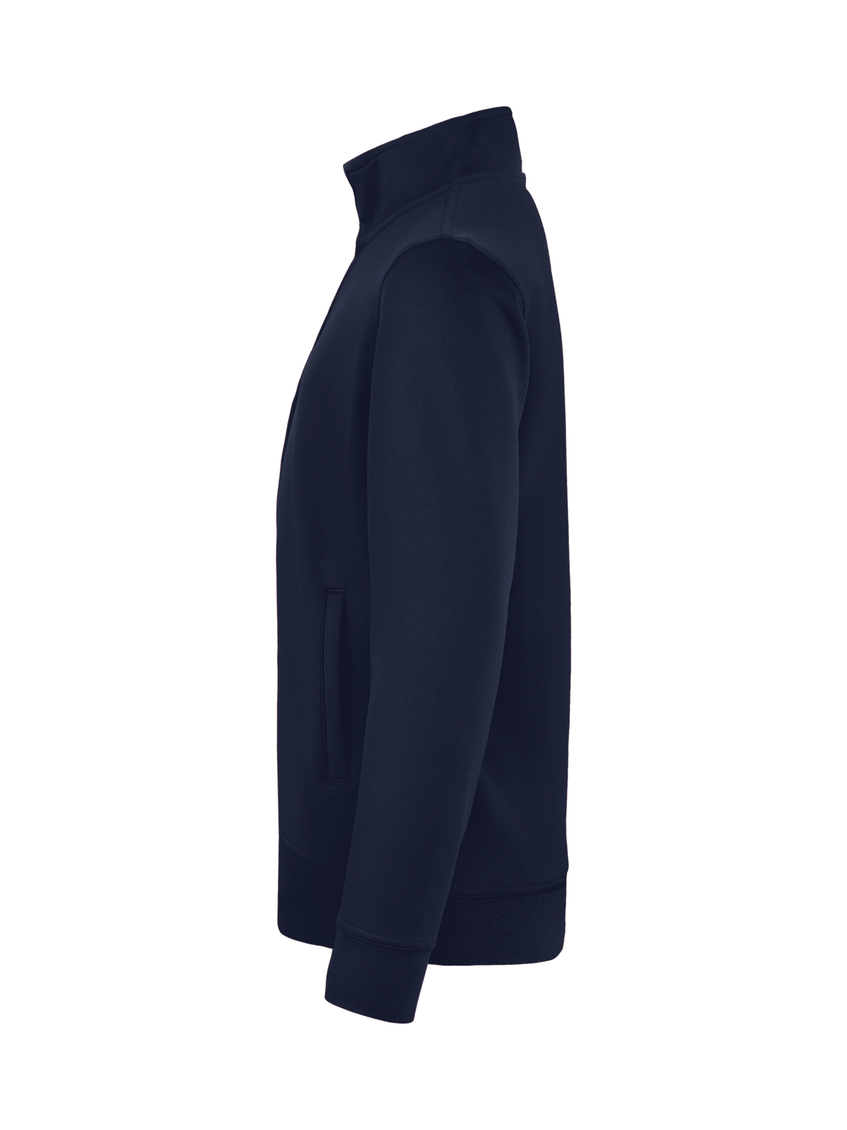 Clique Basic Cardigan – Mørk marineblå – venstre side