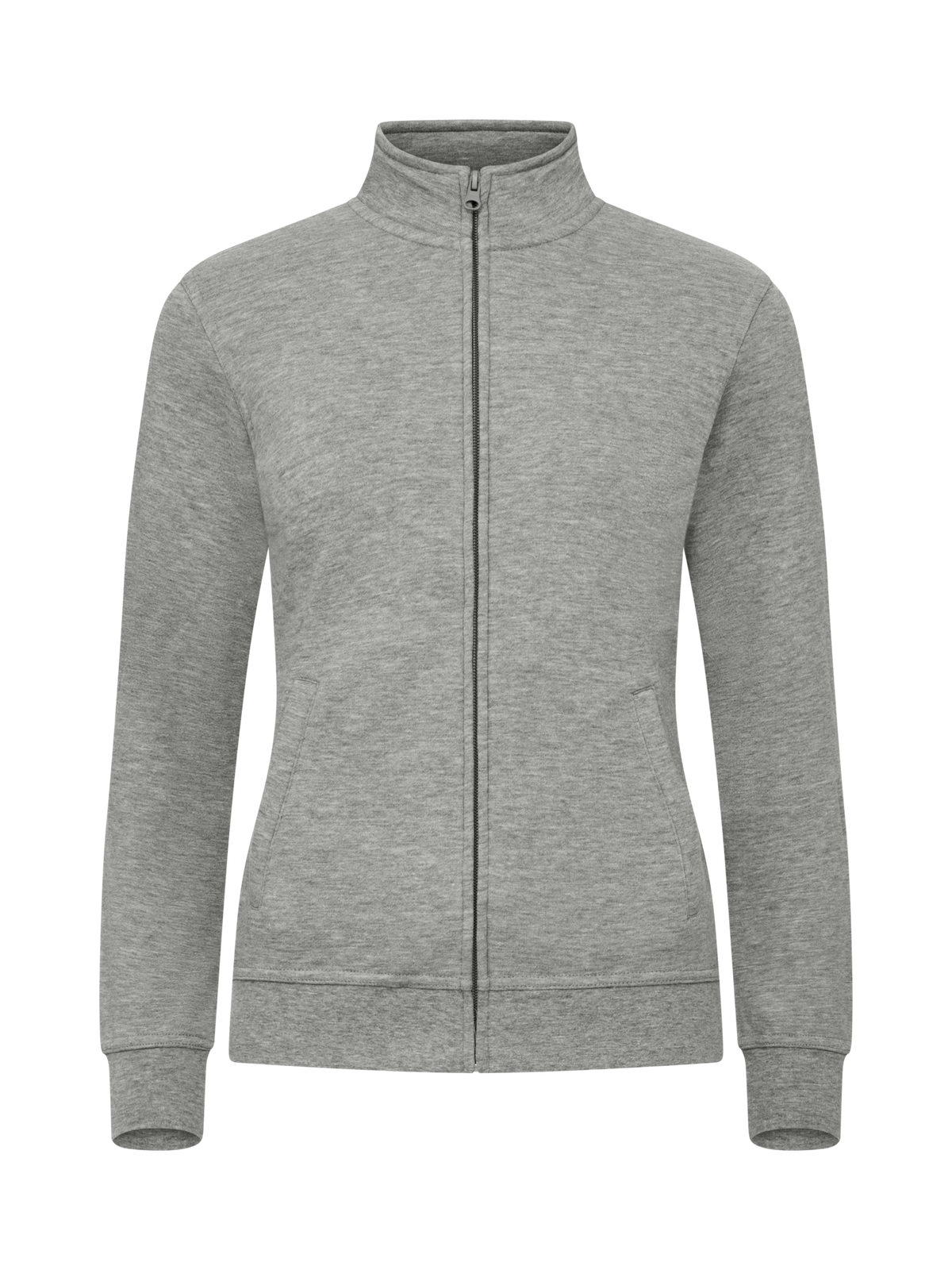 Clique Basic Cardigan – dame – Gråmelert – forside