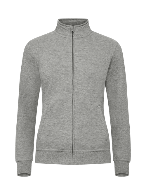 Clique Basic Cardigan – dame – Gråmelert – forside