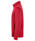 Clique Basic Active Cardigan – junior – Rød – venstre side
