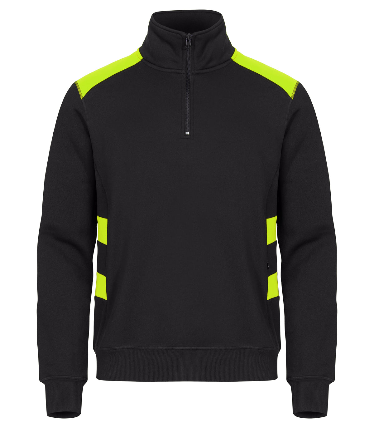 Clique Ambition Half Zip – Signalgul – forside