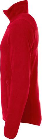 Clique Basic Polar Fleece Jacket – Rød – venstre side