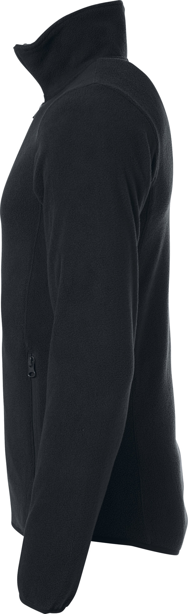 Clique Basic Polar Fleece Jacket – Svart – venstre side