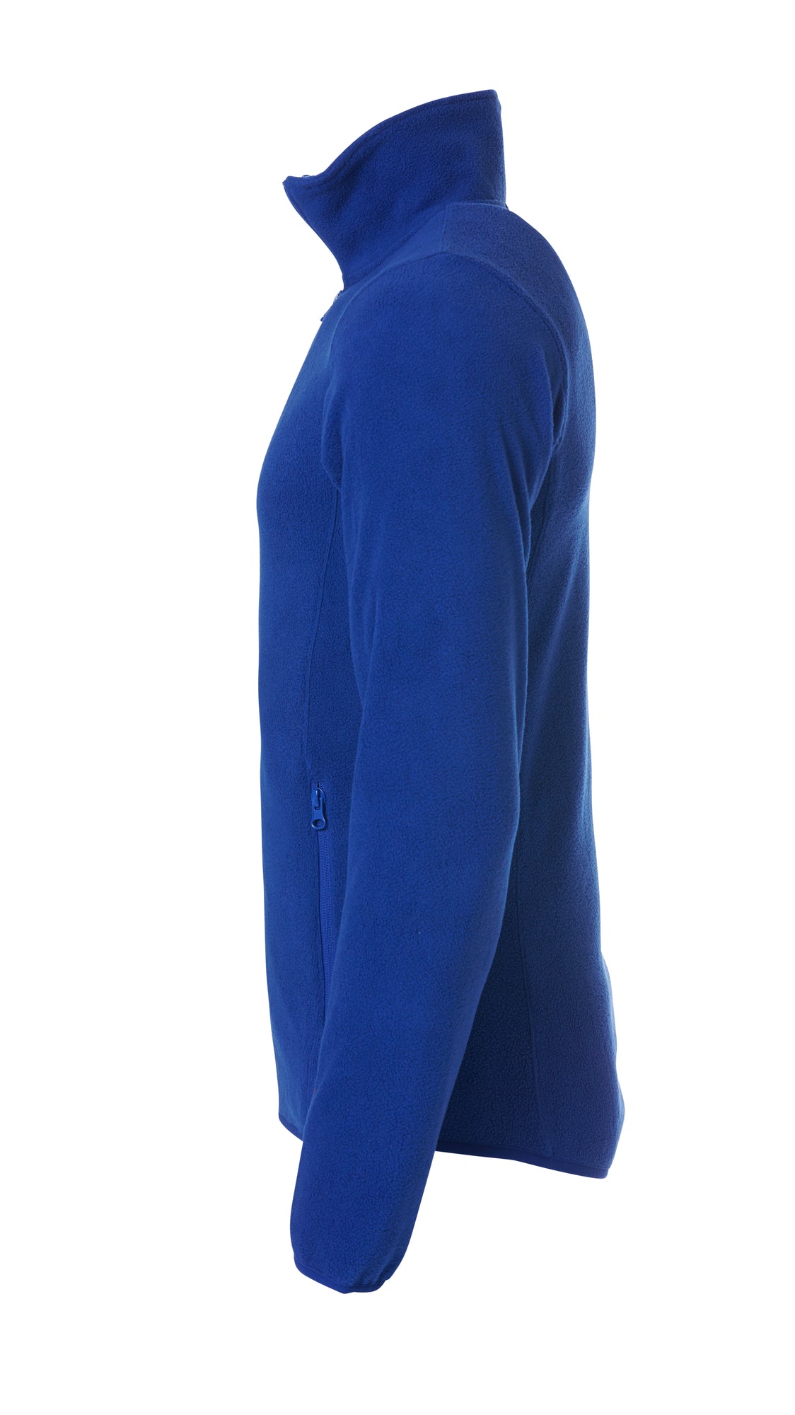 Clique Basic Polar Fleece Jacket – Kongeblå – venstre side