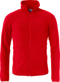Clique Basic Polar Fleece Jacket – Rød – forside