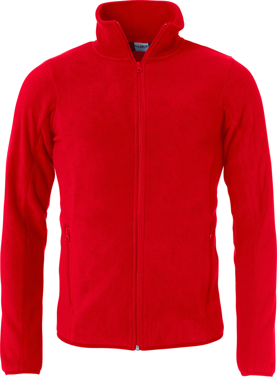 Clique Basic Polar Fleece Jacket – Rød – forside
