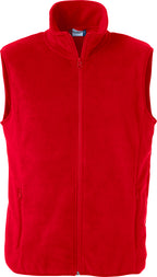 Clique Basic Polar Fleece Vest – Rød – forside