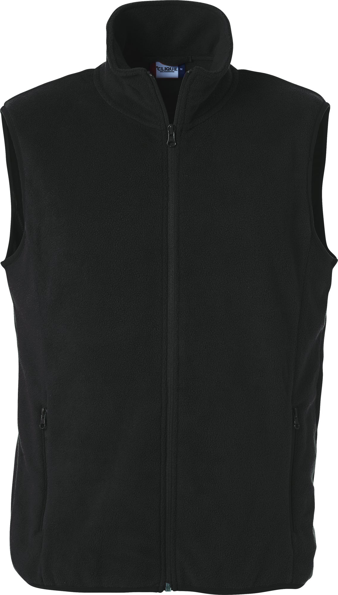 Clique Basic Polar Fleece Vest – Svart – forside