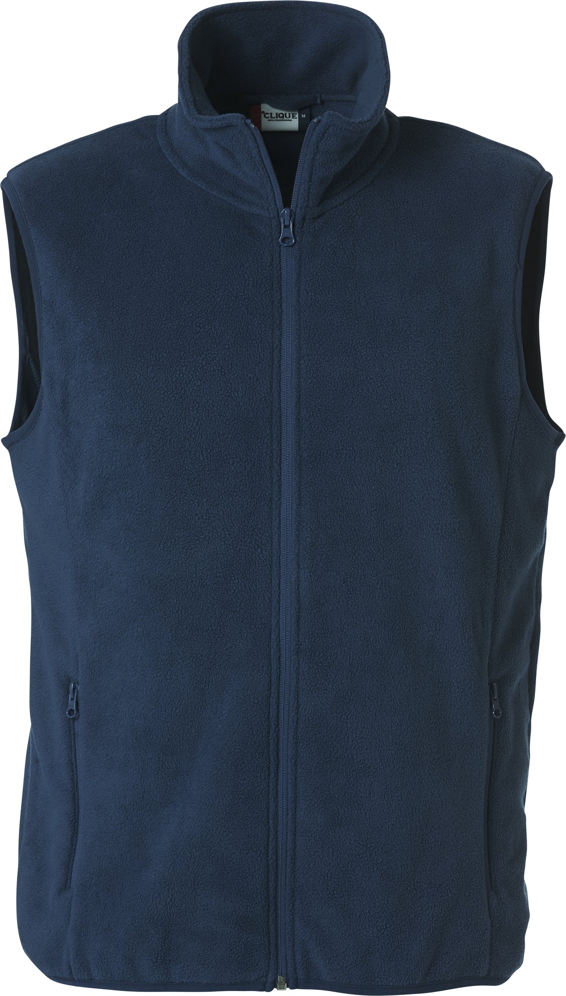 Clique Basic Polar Fleece Vest – Mørk marineblå – forside