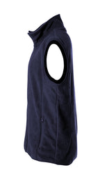 Clique Basic Polar Fleece Vest – Mørk marineblå – venstre side