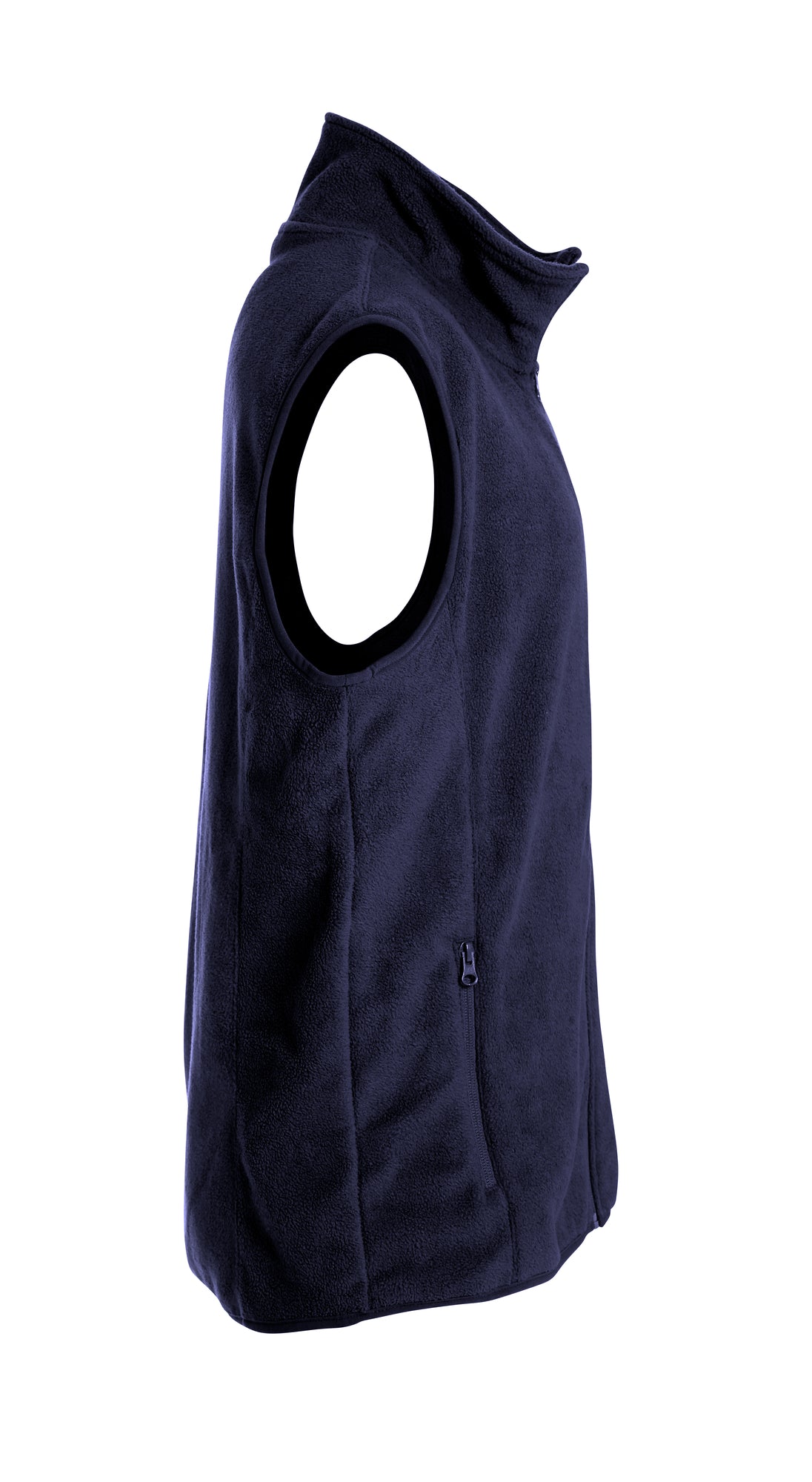 Clique Basic Polar Fleece Vest – Mørk marineblå – høyre side