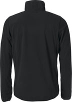 Clique Basic Micro Fleece Jacket – Svart – bakside
