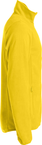 Clique Basic Micro Fleece Jacket – Gul – høyre side