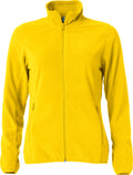 Clique Basic Micro Fleece Jacket – dame – Gul – forside