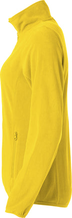 Clique Basic Micro Fleece Jacket – dame – Gul – venstre side