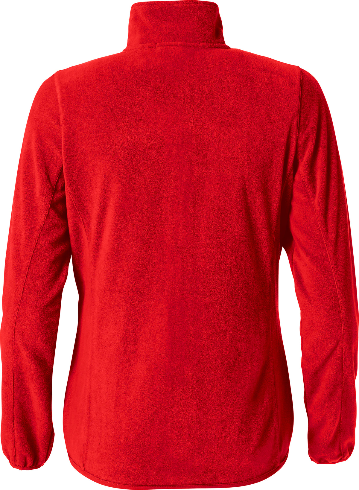 Clique Basic Micro Fleece Jacket – dame – Rød – bakside