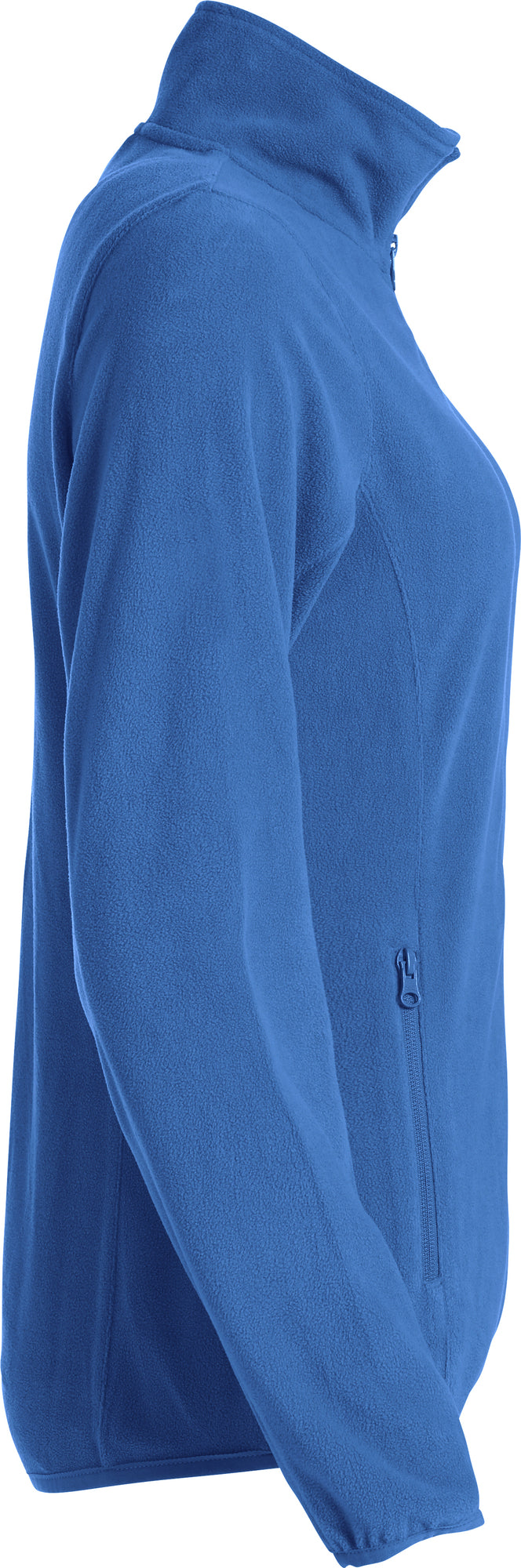 Clique Basic Micro Fleece Jacket – dame – Kongeblå – høyre side