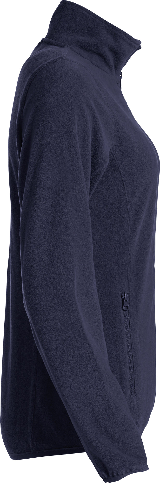 Clique Basic Micro Fleece Jacket – dame – Mørk marineblå – høyre side