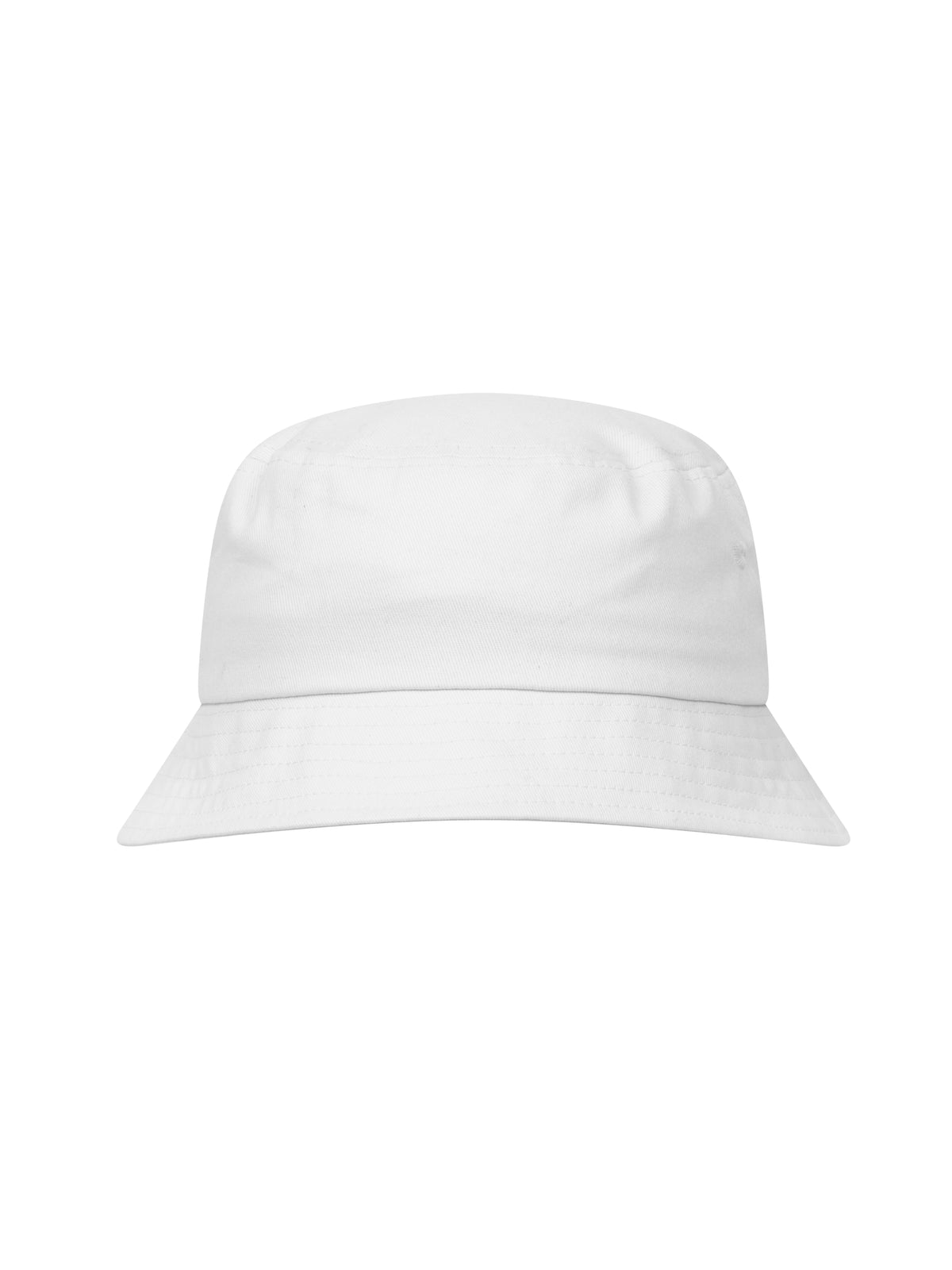 Clique Bucket Hat – Hvit – forside