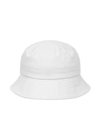 Clique Bucket Hat – Hvit – bakside
