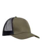 Clique Trucker Cap – Armygrønn / Svart – detalj