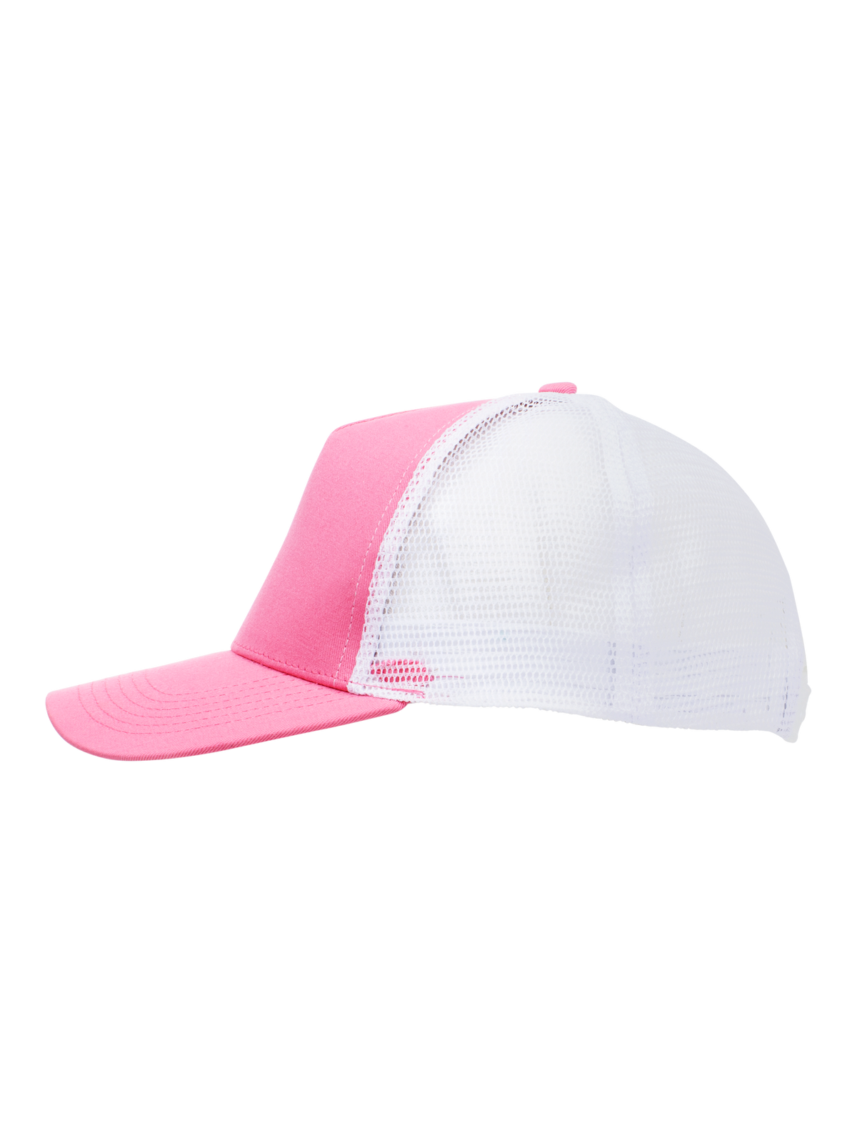 Clique Trucker Cap – Sterk rosa / Hvit – venstre side