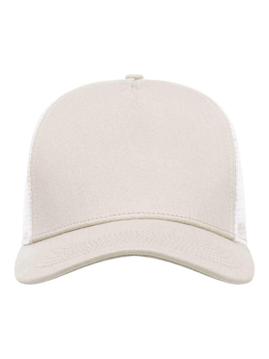 Clique Trucker Cap – Stein / Hvit – forside