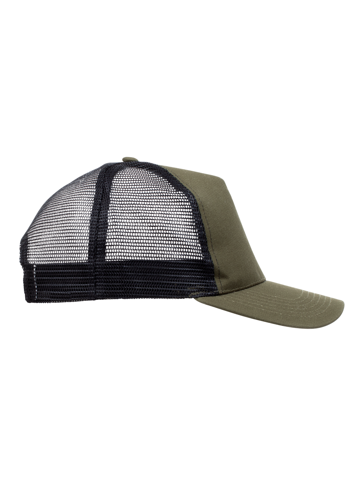 Clique Trucker Cap – Armygrønn / Svart – høyre side