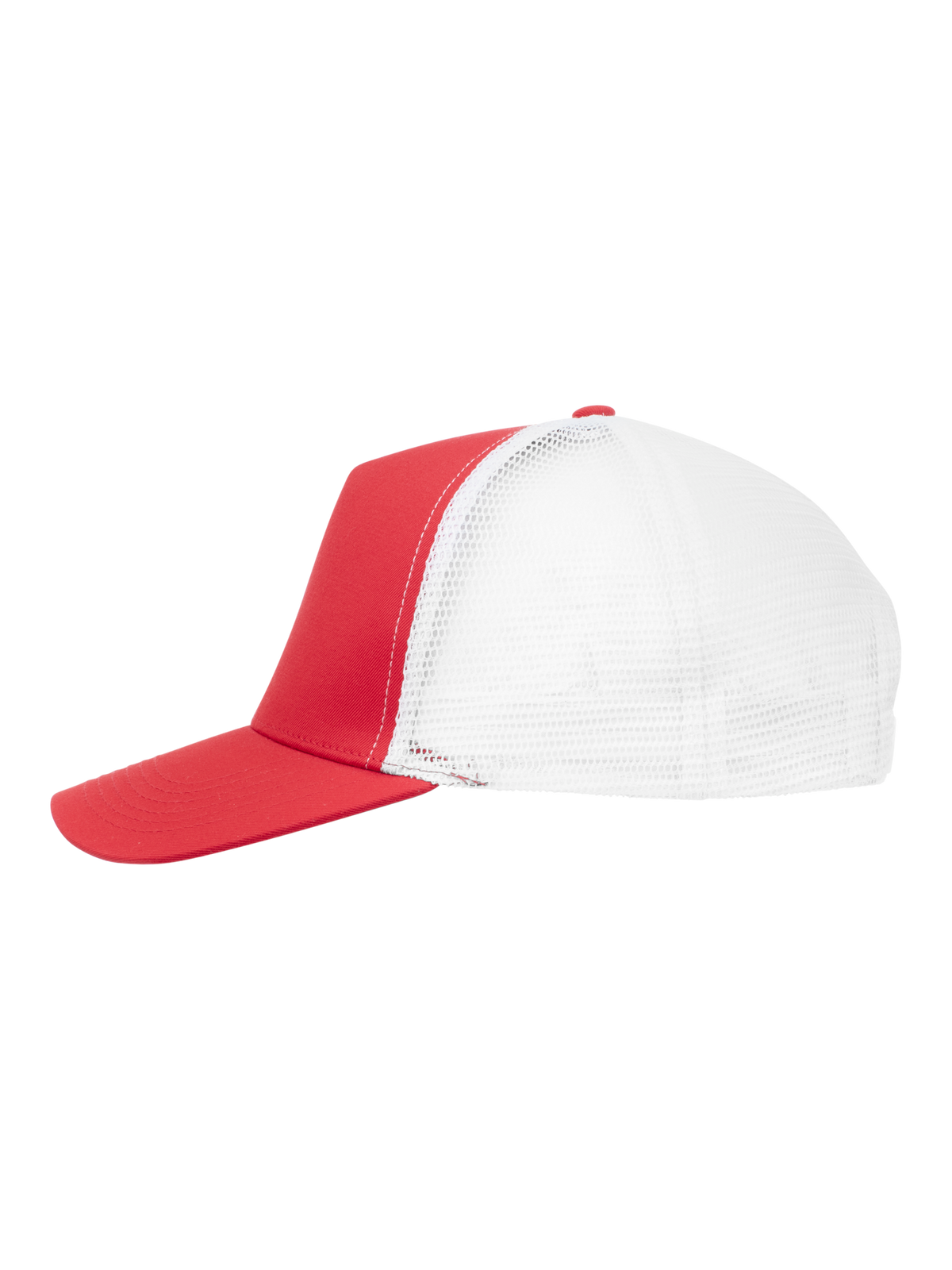 Clique Trucker Cap – Rød / Hvit – venstre side
