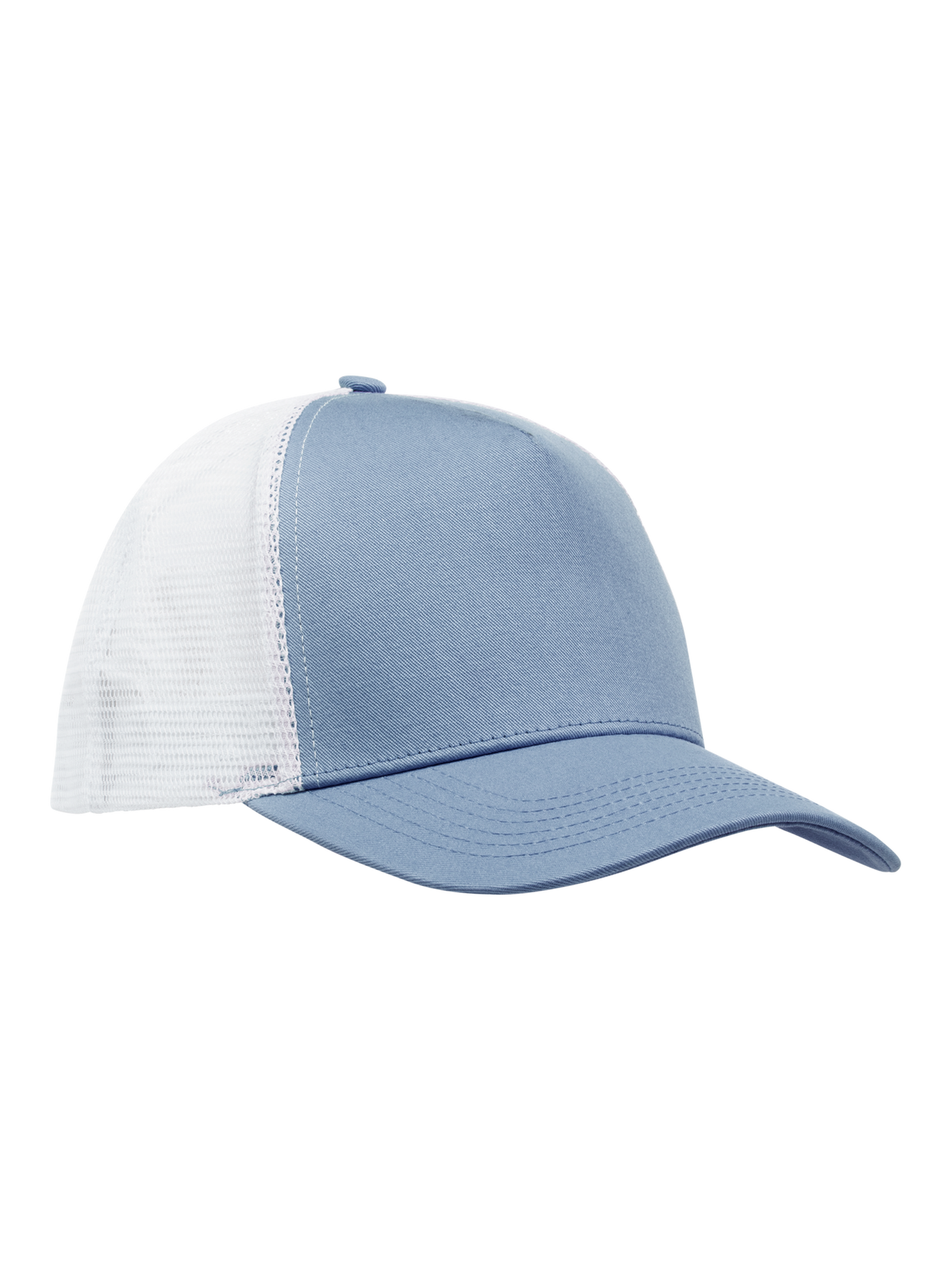 Clique Trucker Cap – Myk blå / Hvit – detalj