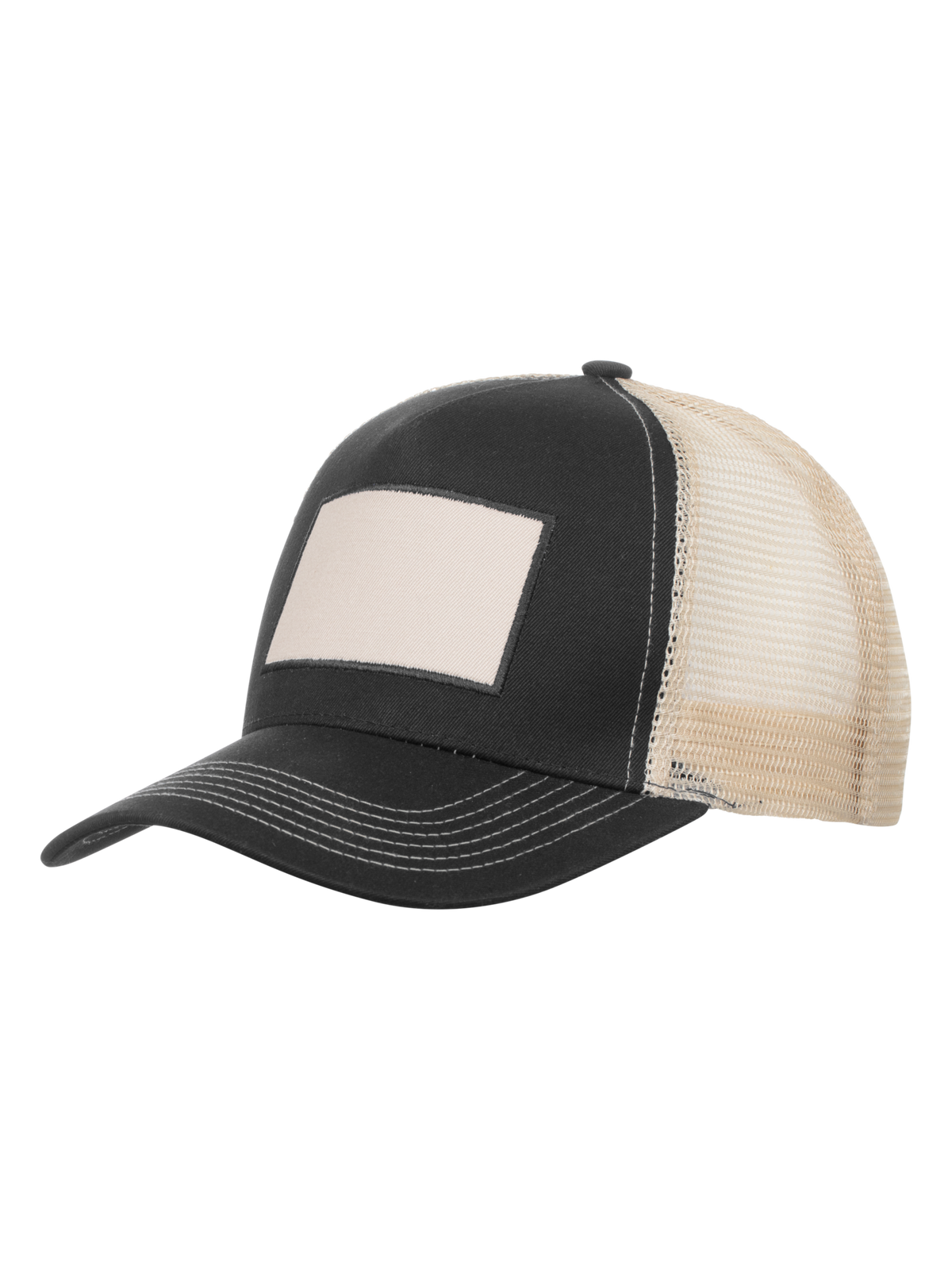 Clique Trucker Patch Cap – Metallgrå – produktbilde