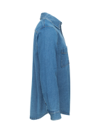 Clique Overshirt – Denimblå – høyre side