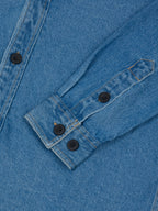 Clique Overshirt – Denimblå – produktbilde