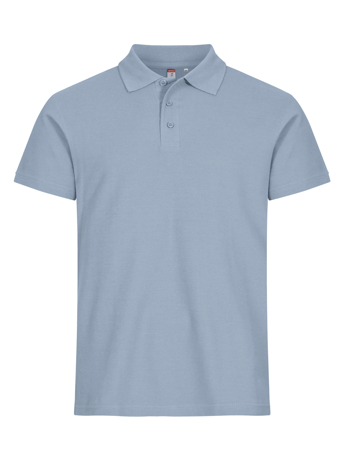 Clique Basic Polo – Myk blå – forside