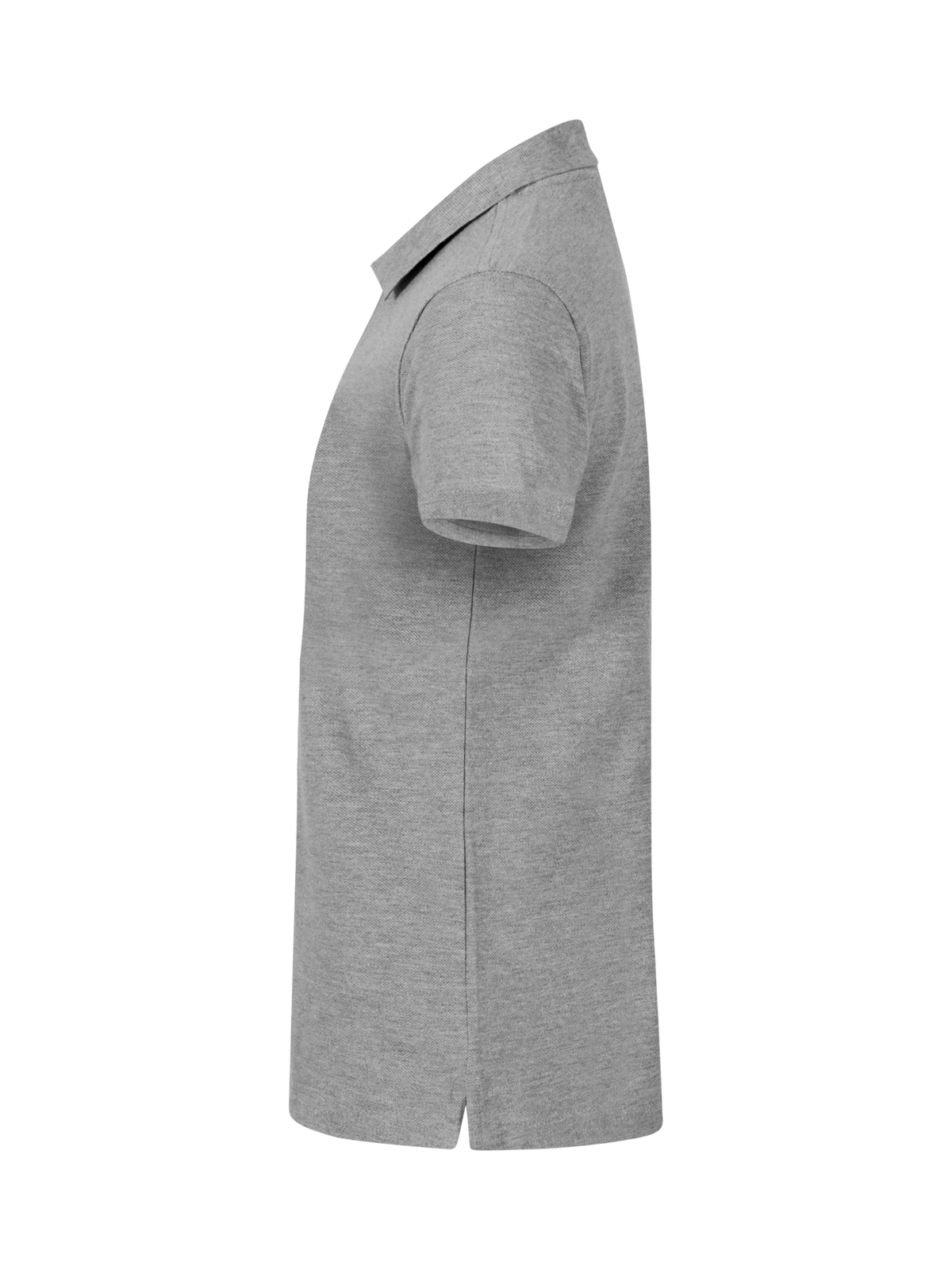 Clique Basic Polo – Gråmelert – venstre side