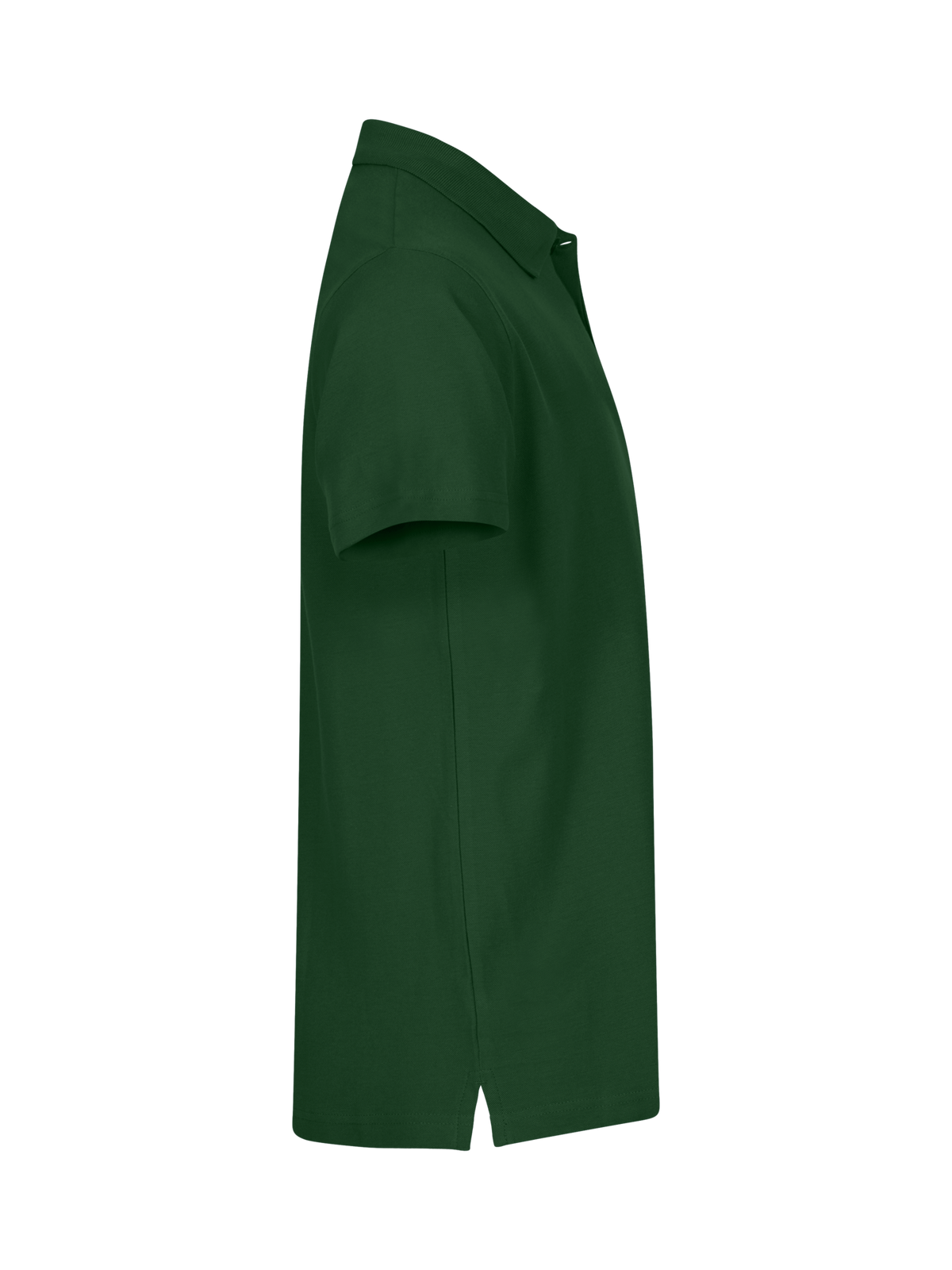 Clique Basic Polo – Flaskegrønn – høyre side