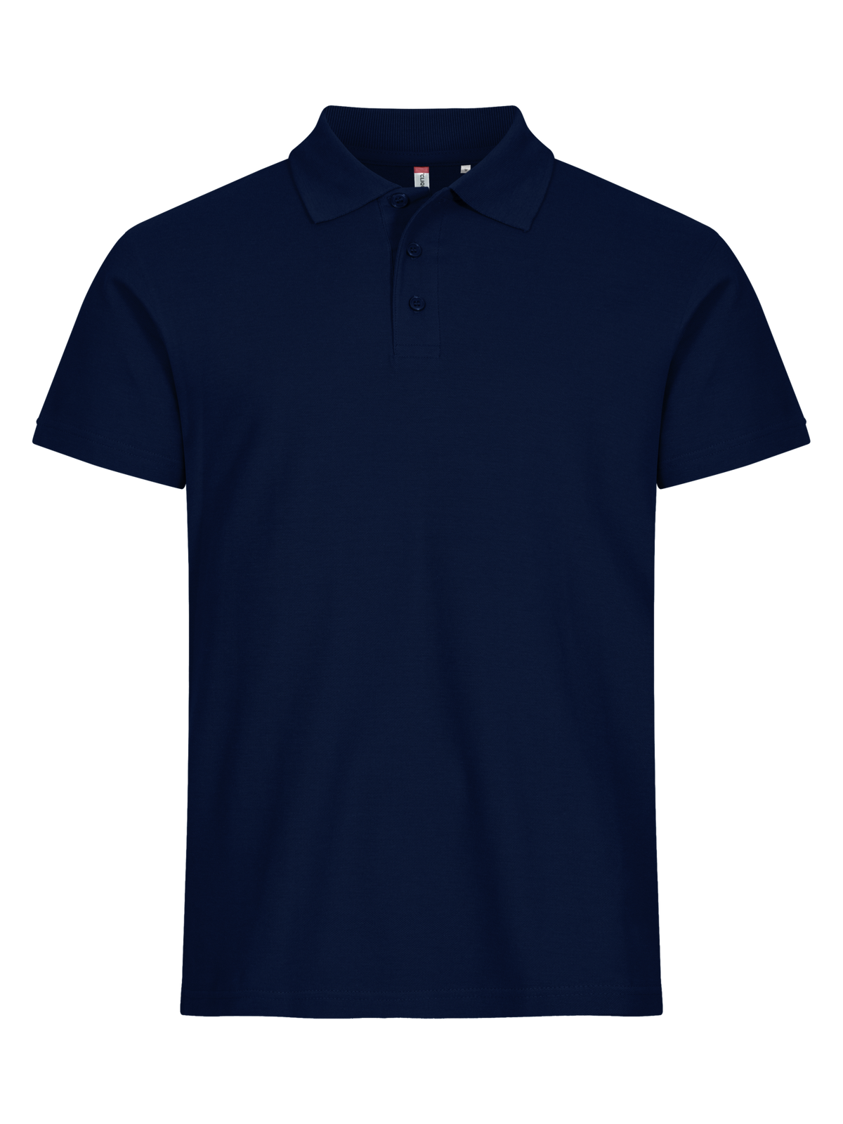 Clique Basic Polo – Mørk marineblå – forside