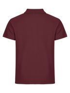 Clique Basic Polo – Burgunder – bakside
