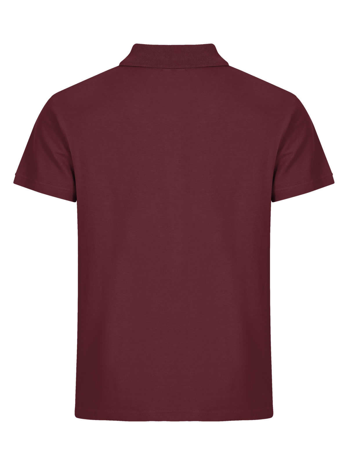 Clique Basic Polo – Burgunder – bakside