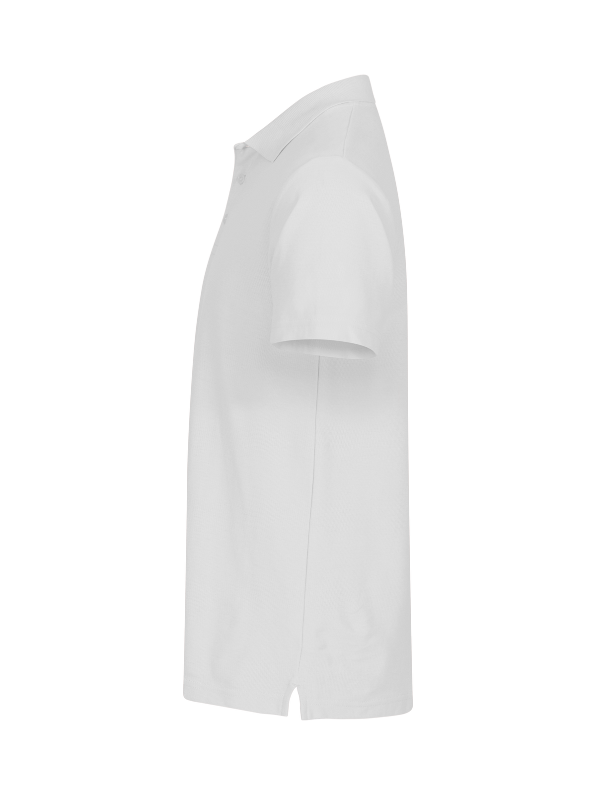 Clique Basic Polo – Hvit – venstre side