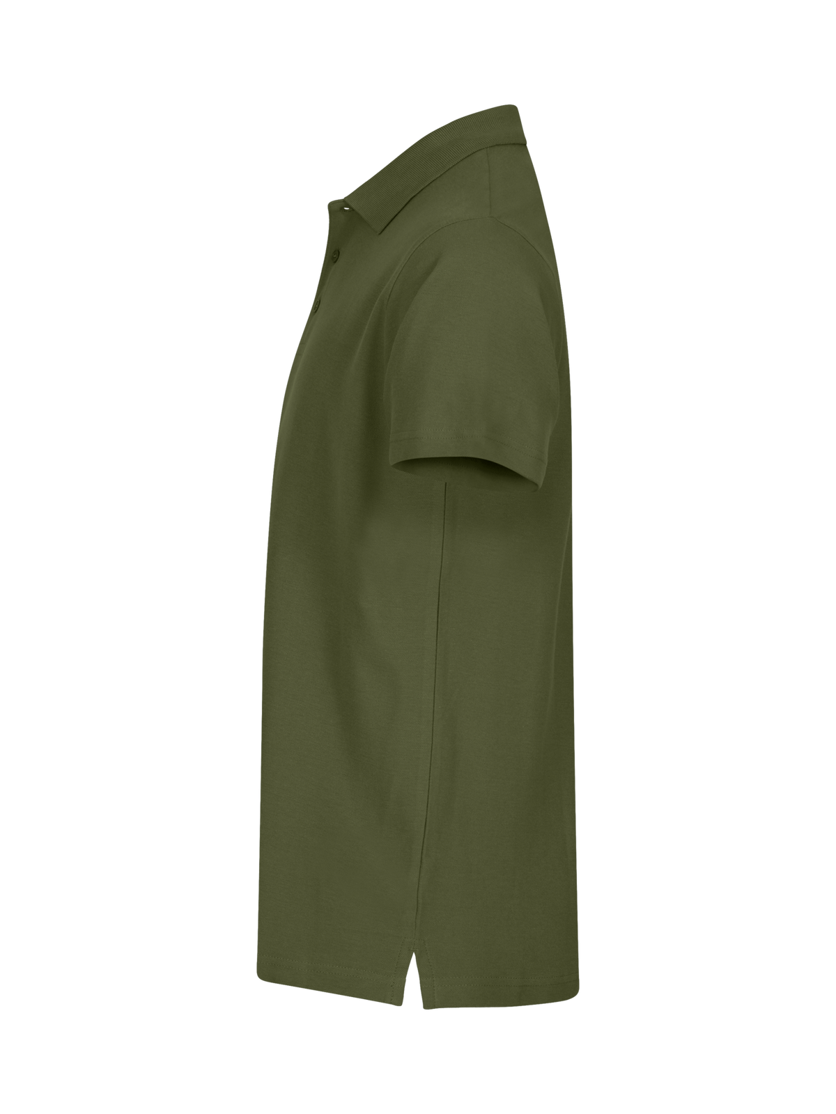 Clique Basic Polo – Armygrønn – venstre side