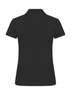 Clique Basic Polo – dame – Antrasittmelert – bakside
