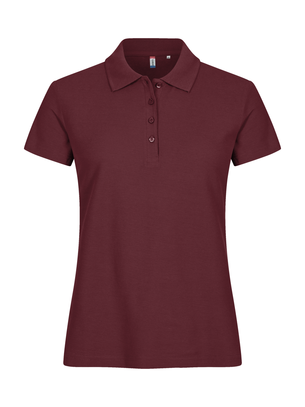 Clique Basic Polo – dame – Burgunder – forside